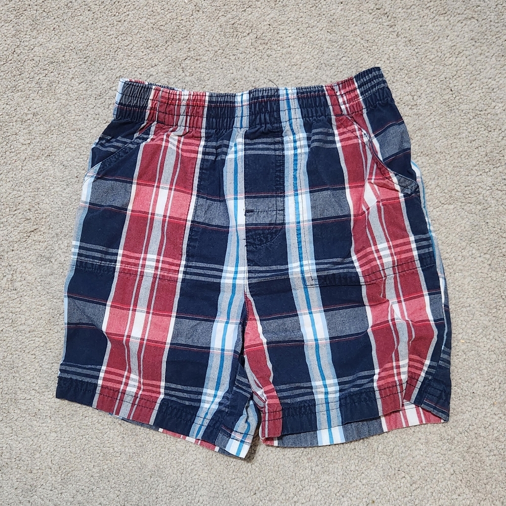Boys plaid shorts